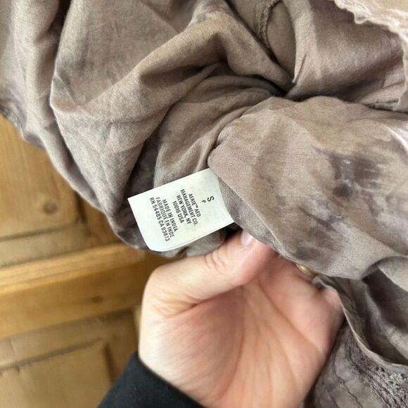 NWT Aerie Small Brown Skirt Tiered Rock and Ruffle‎ Tie Dye - Picture 9 of 11